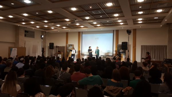 הגברה לכנס המורים בישראל