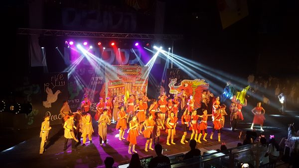 פסטיבל צופים הגברה תאורה והקרנה