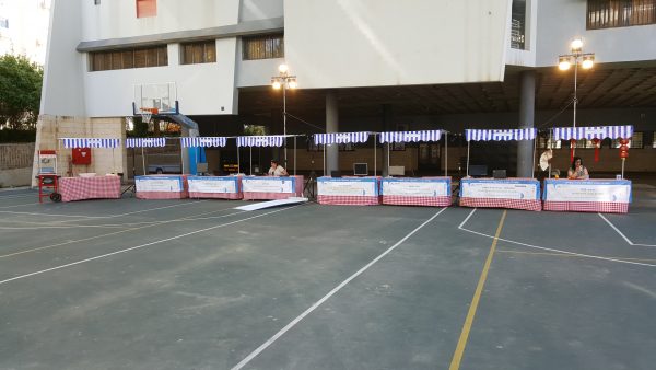 תאורת דוכני מזון בירידים