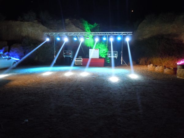 הגברה ותאורה למסיבת טבע שי מנחם